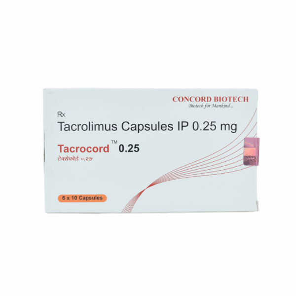 Tacrocord 0.25mg