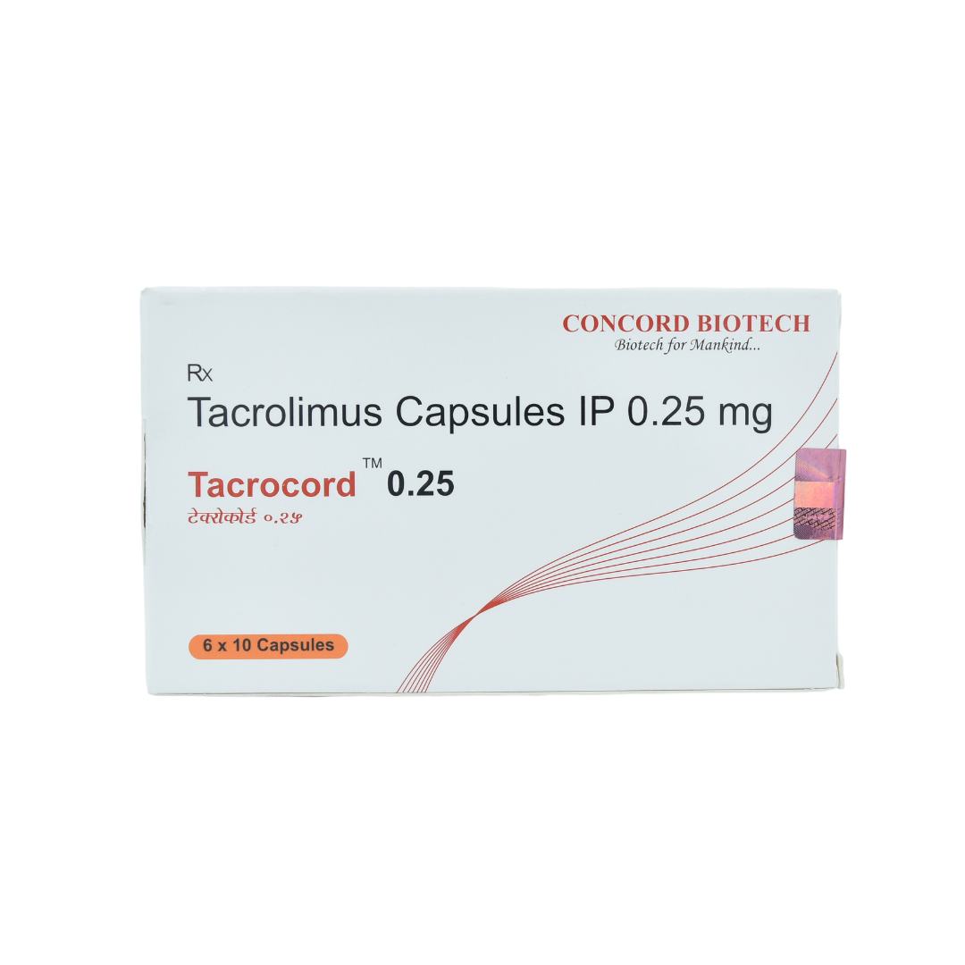 Tacrocord 0.25mg