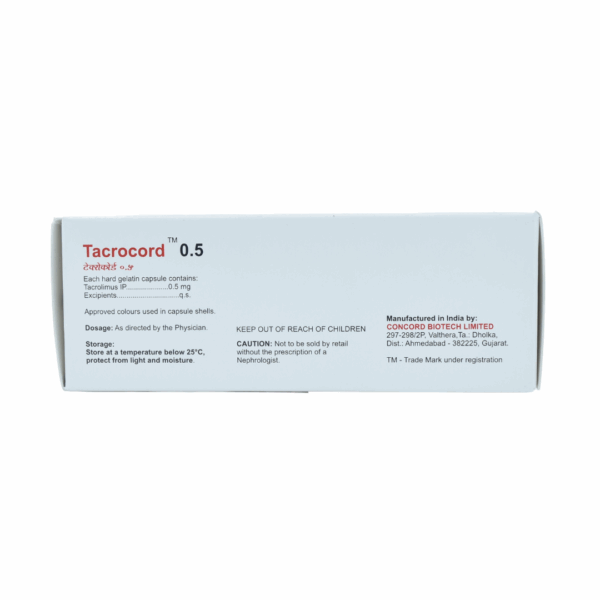 Tacrocord 0.5mg - Image 2