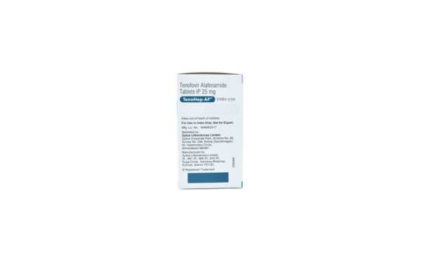 Tenofovir Alafenamide Tablets 25 mg TenoHep-AF - Image 3
