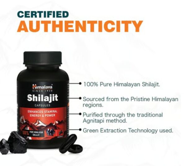 Himalaya Shilajit Capsules - Image 2